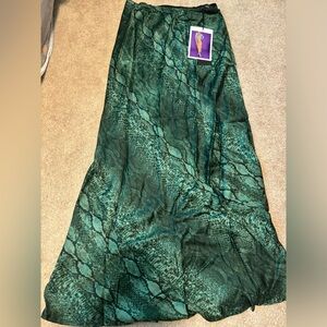 The Andamane green leopard skirt NWT - purchased at intermix